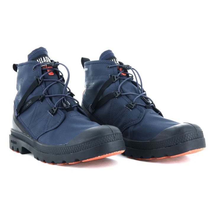 Palladium Pampa Travel Lite+ Waterdichte Laarzen Dames Donkerblauw | NL 20FOVYN